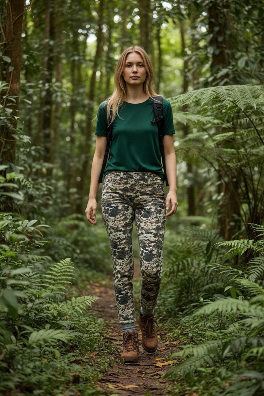 Anthropologie Pilcro Pants Women's 29 High Rise Skinny Camouflage Corduroy Pants